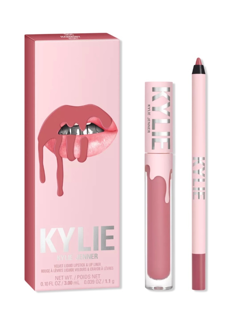 KYLIE VELVET LIP KIT—305 HARMONY VELVET
